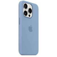 Apple Silicone Backcover MagSafe Apple iPhone 15 Pro - Winter Blue