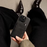 Selencia Riva Backcover met Pashouder Samsung Galaxy S26 - Zwart