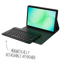 Accezz Bluetooth Keyboard Bookcase Samsung Galaxy Tab A11 Plus - AZERTY / FR - Zwart