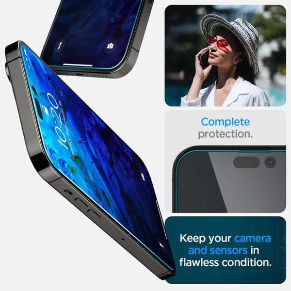 Spigen GLAStR EZ Fit Screenprotector + Applicator 2-pack Apple iPhone 14 Pro Max