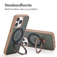 Accezz Ring Stand Backcover met MagSafe iPhone 13 Pro - Brown