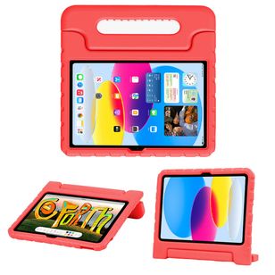 Accezz Kidsproof Backcover met handvat iPad 10 (2022) 10.9 inch - Rood