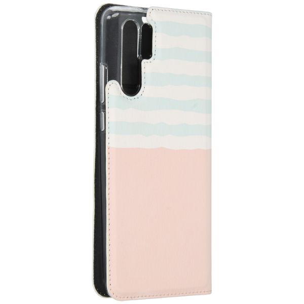 Ontwerp je eigen Compact gel bookcase hoes Huawei P30 Pro - Wit