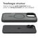 Accezz Rugged Frosted Backcover met MagSafe iPhone 16 Pro Max - Zwart