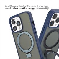 Accezz Ring Stand Backcover met MagSafe Apple iPhone 13 Pro Max - Blauw