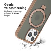 Accezz Ring Stand Backcover met MagSafe iPhone 13 Pro - Brown