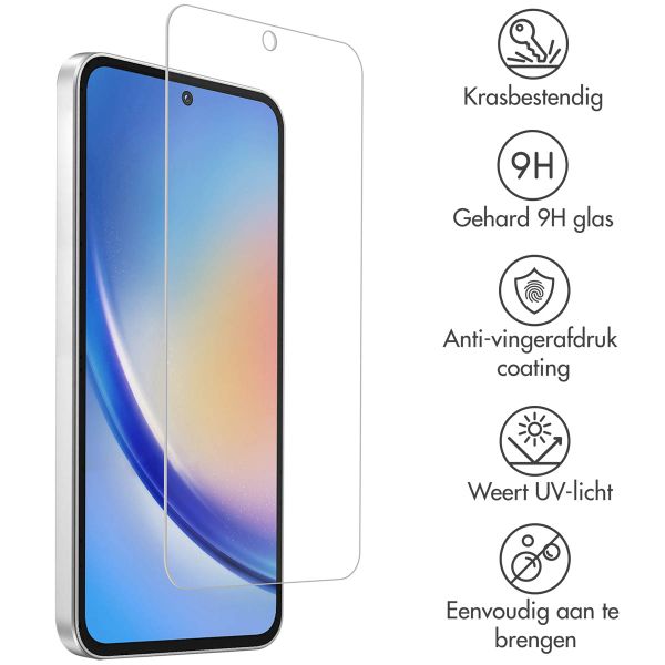 Accezz Gehard Glas Screenprotector Samsung Galaxy A35 / A55 - Transparant