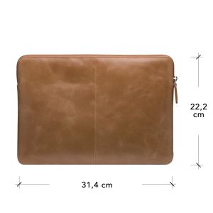 dbramante1928 Skagen Pro - Laptop hoes 14 inch - Echt leer - MacBook Air 15 inch - Tan