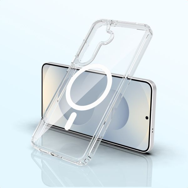 Accezz Xtreme Impact Backcover met MagSafe Samsung Galaxy S25 Plus - Transparant