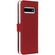 Selencia Echt Lederen Bookcase Samsung Galaxy S10 - Rood