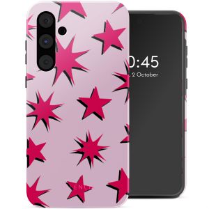 Selencia Vivid Tough Backcover Samsung Galaxy A55 - Stars Rubine Red Light Pink