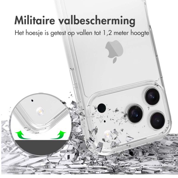 Accezz Xtreme Impact Backcover Apple iPhone 17 Pro - Transparant