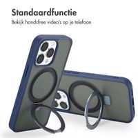 Accezz Ring Stand Backcover met MagSafe Apple iPhone 13 Pro Max - Blauw