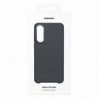 Samsung Originele KindSuit Vegan Leather Case Samsung Galaxy S25 Edge - Zwart