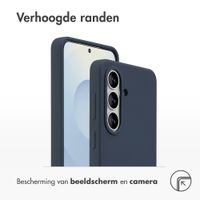Accezz Liquid Silicone Backcover Samsung Galaxy S26 - Donkerblauw