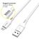 Accezz Lightning naar USB kabel - MFi certificering - 1 meter - Wit