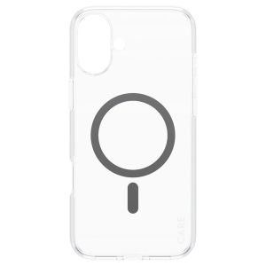 CARE by PanzerGlass Urban Combat Case MagSafe iPhone 16 Plus - Transparant / Zwart