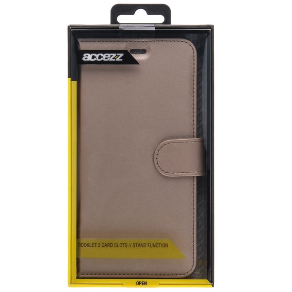 Accezz Wallet Softcase Bookcase Apple iPhone Xs Max - Goud