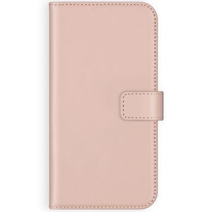 Selencia Echt Lederen Bookcase Samsung Galaxy S10 - Roze