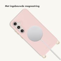 Selencia Rivièra MagSafe Backcover met afneembare haakjes Samsung Galaxy S24 FE - Sorbet Pink