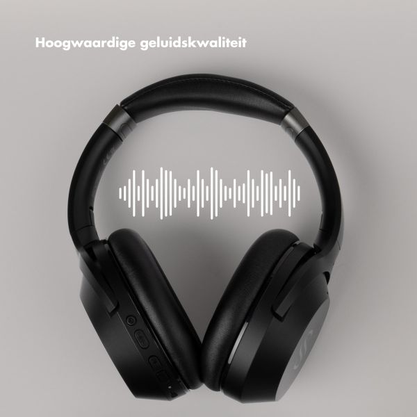 Selencia Urban Play Draadloze Koptelefoon - Active Noise Cancelling (ANC) - Met Opbergcase - Midnight Black