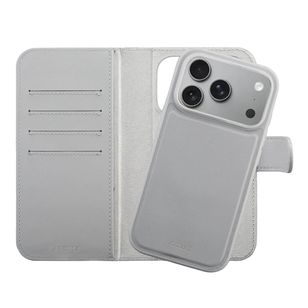 Accezz Edge Uitneembare Bookcase met MagSafe Apple iPhone 18 Pro / 17 Pro - Grijs