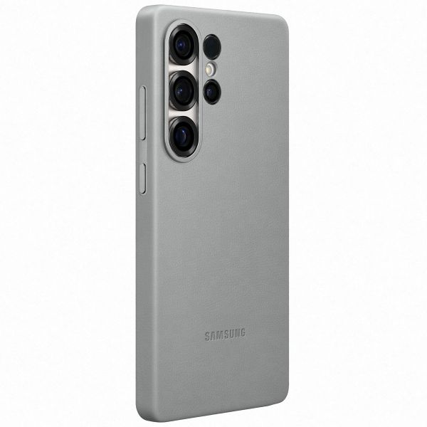 Samsung Originele KindSuit Vegan Leather Case Samsung Galaxy S25 Ultra - Grijs