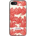 Gepersonaliseerd hoesje met bloemen iPhone SE (2022 / 2020) / 8 / 7 - Transparant