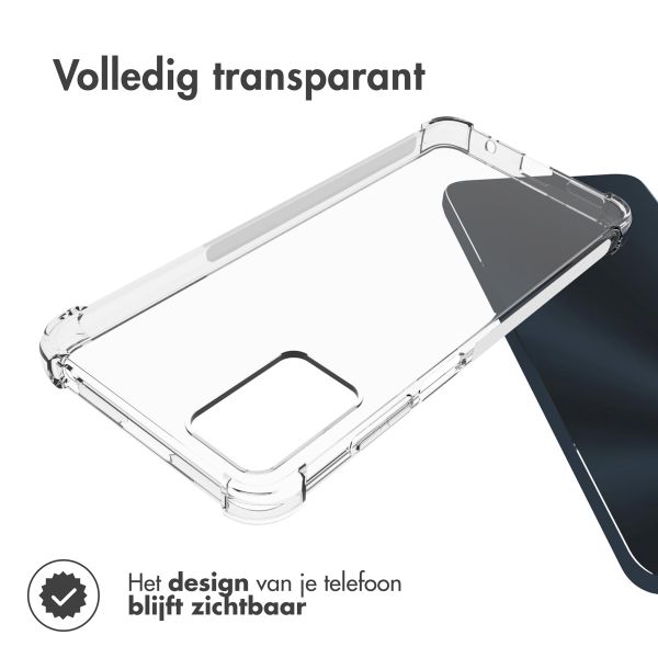 Accezz Clear Backcover Motorola Moto E22 - Transparant