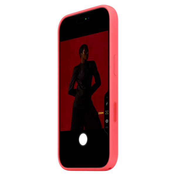 Apple Siliconenhoesje met MagSafe Apple iPhone 17 Pro Max - Bright Guava