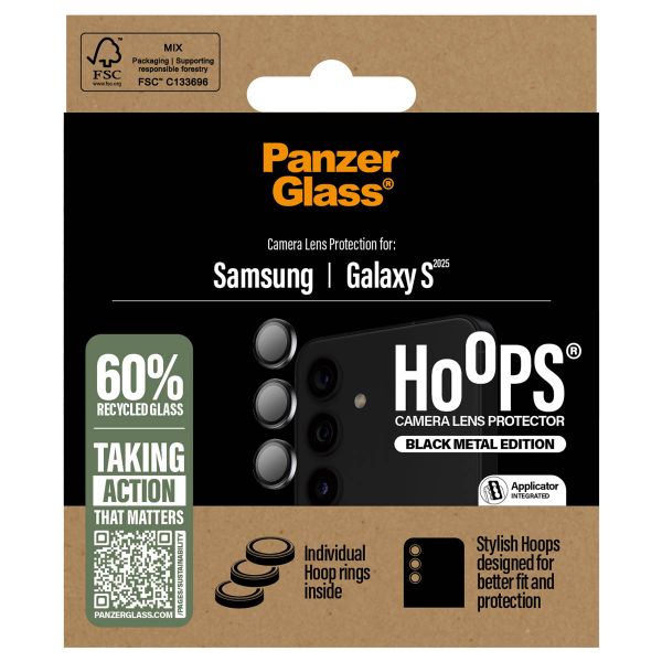 PanzerGlass Camera Protector Hoops Samsung Galaxy S25 - Zwart