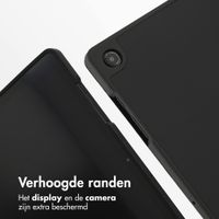 Accezz Smart Silicone Bookcase Samsung Galaxy Tab A11 Plus / A9 Plus - Zwart