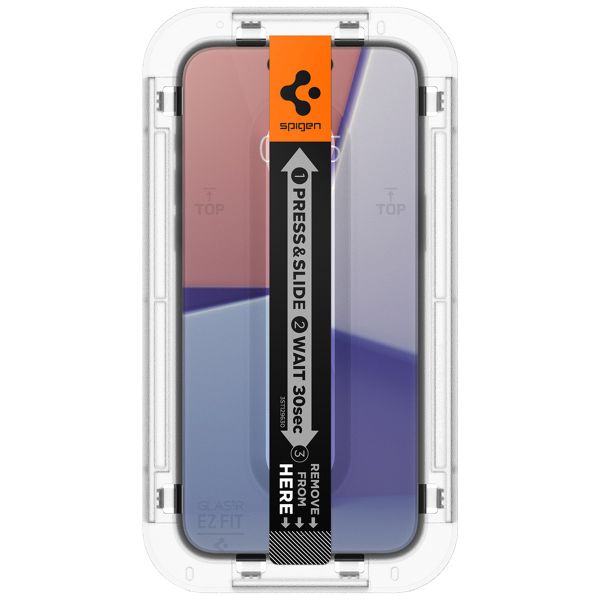Spigen GLAStR EZ Fit Screenprotector + Applicator 2-pack Apple iPhone 16 / 15