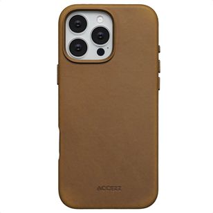 Accezz Vintage Leather Magsafe Backcover Apple iPhone 16 Pro Max - Tabacco Cognac