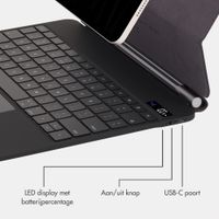 Accezz Magnetic Bluetooth Keyboard Apple iPad Air 11 inch (2025) M3 / (2024) M2 / Pro 11 (2018/2020/2021/2022) - QWERTY / NL - Zwart