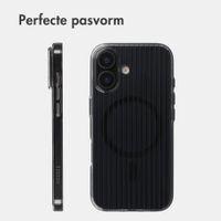 Accezz Lite Backcover met MagSafe | Fluted | Apple iPhone 17 - Smokey Clear