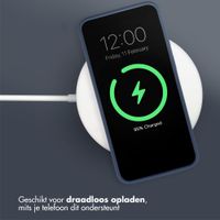 Accezz Liquid Silicone Backcover Samsung Galaxy A57 (5G) - Donkerblauw