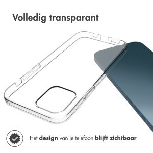 Accezz Clear Backcover iPhone 12 (Pro) - Transparant