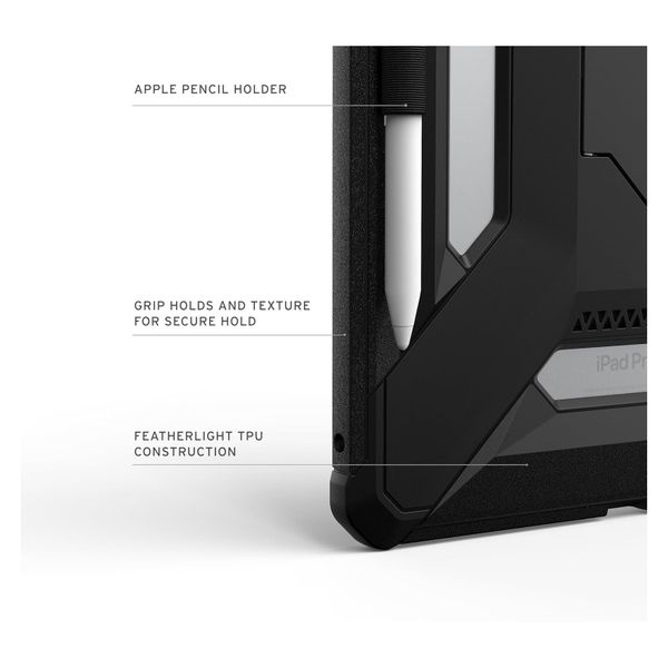 UAG Scout Plus Backcover met stand Apple iPad Pro 11 (2025) M5 / (2024) M4 - Black