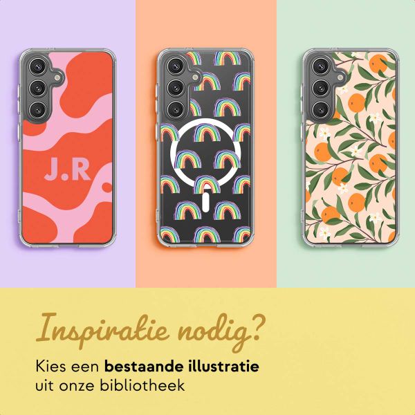 Ontwerp je eigen MagSafe Clear Case  Samsung Galaxy S25 - Transparant