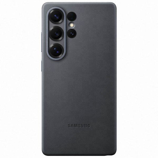 Samsung Originele KindSuit Vegan Leather Case Samsung Galaxy S25 Ultra - Zwart