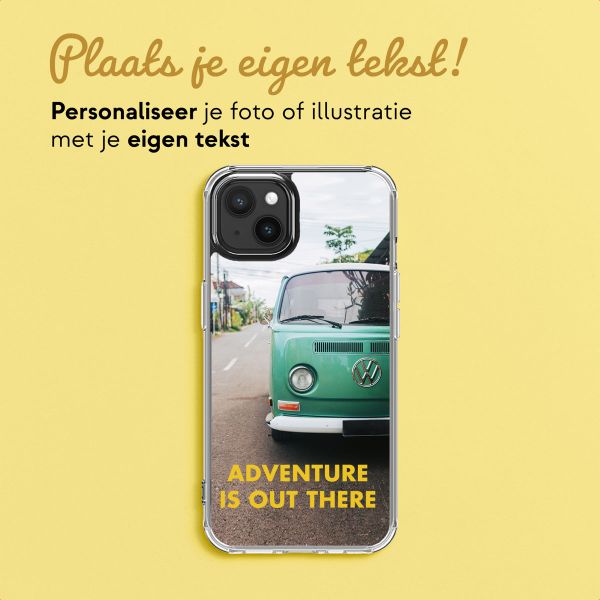 Ontwerp je eigen MagSafe Clear Case  Apple iPhone 14 - Transparant