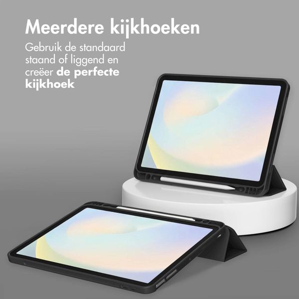 Accezz Smart Silicone Bookcase Apple iPad Air 13 inch (2026) M4 / (2025) M3 / (2024) M2 - Zwart
