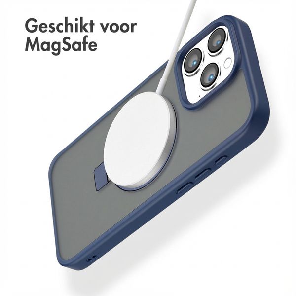 Accezz Ring Stand Backcover met MagSafe Apple iPhone 16 Pro Max - Blauw