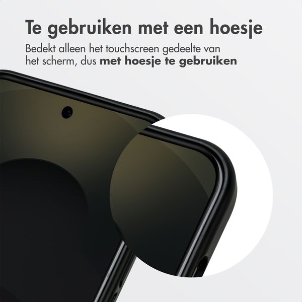 Accezz Gehard Glas Privacy Screenprotector + Applicator Samsung Galaxy S26 Ultra