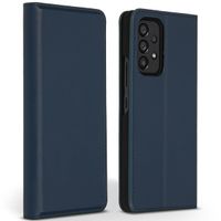 Accezz Premium Leather Slim Bookcase Samsung Galaxy A53 - Donkerblauw