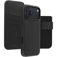 Accezz Leather Bookcase 2-in-1 met MagSafe Apple iPhone 18 Pro Max / 17 Pro Max - Onyx Black