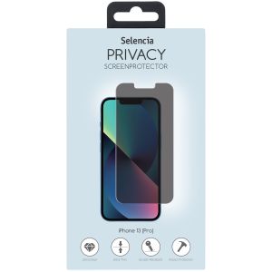 Selencia Gehard Glas Privacy Screenprotector voor iPhone 13 / 13 Pro / 14 / SE 4