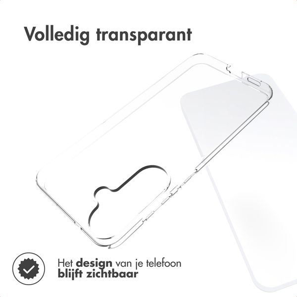 Accezz Clear Backcover Samsung Galaxy S26 FE - Transparant