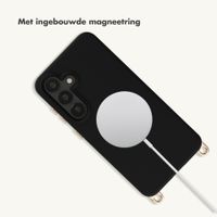 Selencia Rivièra MagSafe Backcover met afneembare haakjes Samsung Galaxy A55 (5G) / A35 - Velvet Black
